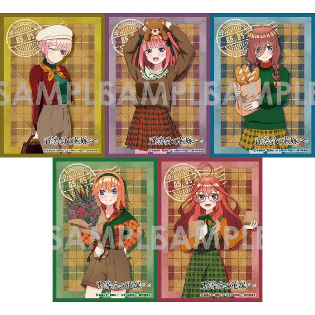 【角色卡套】五等分的新娘 五等分的花嫁 英國風 英倫ver 中野一花 中野二乃 中野三玖 中野四葉 中野五月