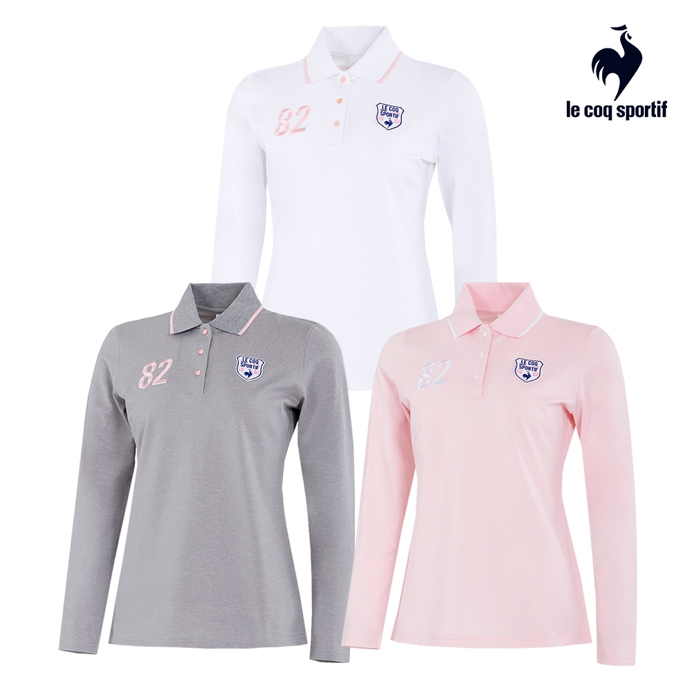 【LE COQ SPORTIF 法國公雞】長袖POLO衫-女款-3色可選-LWU22042