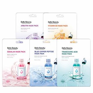 【Bella Beauty 貝拉美人】安瓶超能面膜27ml｜滋潤 補水 鎖水 保濕 提亮 DS022807