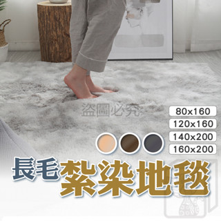 🔥加厚絨毛🔥長毛紮染地毯 紮染毛地墊 柔軟加厚 保暖 長毛絨地墊 防滑地毯 地毯 地墊 臥室地墊 臥室床邊地毯 防滑