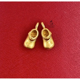 【GoldenCOSI】 Just Gold 鎮金店 彌月babe花鞋 黃金墜飾 1.33錢
