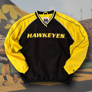 Iowa Hawkeyes 90’s Pullover 愛荷華大學 鷹眼隊 NCAA 球隊罩衫 古著