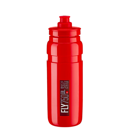 Elite Fly Bottle 自行車水壺 (亮面紅色 750ml)