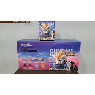 九龍仔模型 台中店 萬代 QMSV 迷你SEED自由鋼彈系列盲盒(己開確定，內袋未拆)