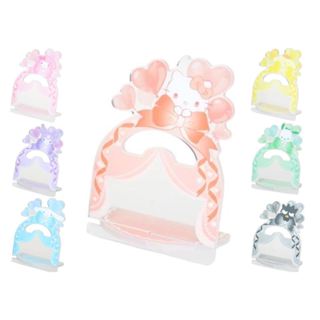 ♥小花花日本精品♥ Hello Kitty 美樂蒂 酷洛米 大耳狗 布丁狗 帕恰狗 酷企鵝 造型徽章展示架 小物立架~3