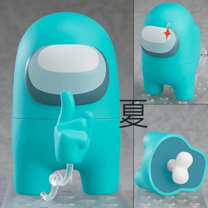 《夏本舖》日版 GSC 黏土人 1791b Among Us 船員 青 食指 骨頭 偽裝者 太空狼人殺 遊戲 生存 Q版