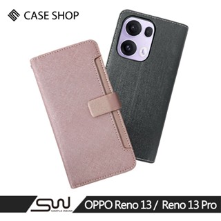 CASE SHOP OPPO Reno 13 / Reno 13 Pro 前收納側掀皮套