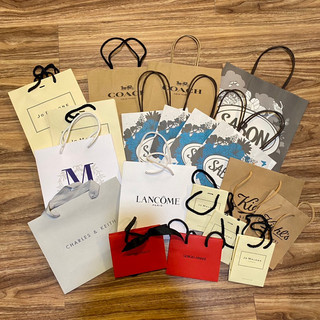 專櫃品牌 名牌 紙袋 GA Jo Malon LADY M Sabon Coach Lancôme 小ck