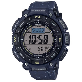 【CASIO 卡西歐】PRO TREK 戶外運動 深海藍 太陽能電力 環保材質設計 PRG-340SC-2 51.7mm