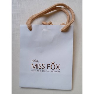 全新 MISS FOX紙袋 手提袋 禮品袋 包裝袋 禮物袋