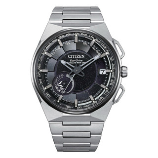 【CITIZEN 星辰】GENTS 限量 超級鈦 光動能GPS衛星對時腕錶-黑45.4mm(CC3097-52E)