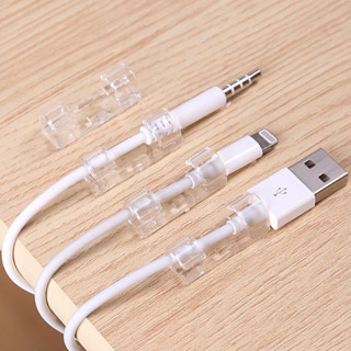 【隔日到貨 免運費⭐告別凌亂】 電線收納 理線器 集線器 整線器 固線器 電線固定 集線器線夾 充電線固定夾 黏貼固定夾