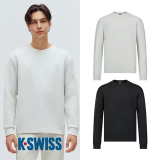 K-SWISS Knite Man To Man Tee 圓領/立領上衣(質感生活系列)-兩色任選
