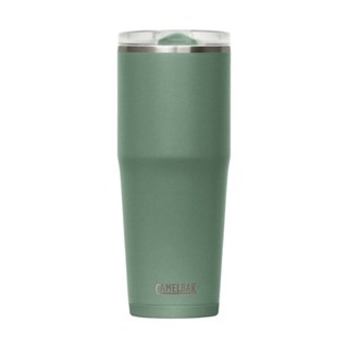 【美國CamelBak】600ml Thrive Tumble 防漏不鏽鋼雙層真空保溫杯(保冰) 灰綠
