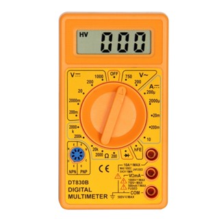 【臺灣現貨】DT-830數位三用電錶 萬用表 簡易多功能表 數位液晶三用電表