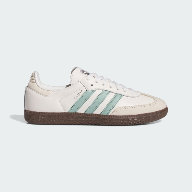S.G Adidas Samba OG W IH2752 女 休閒鞋 經典 復古 德訓鞋膠底 焦糖底 米白藍綠