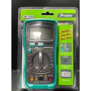 ❰文財工具坊❱ ProsKit 寶工 3 1/2 數位電錶 MT-1210 MT-1210-T 3用電表 三用電表