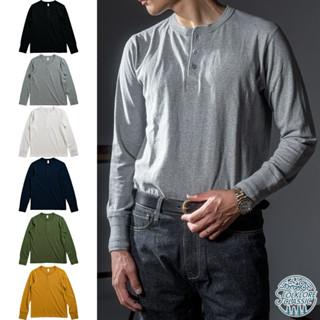 隔日到貨 Folklore Classic 六色 重磅純美國棉長袖亨利領T恤 Henley Neck 羅紋袖口