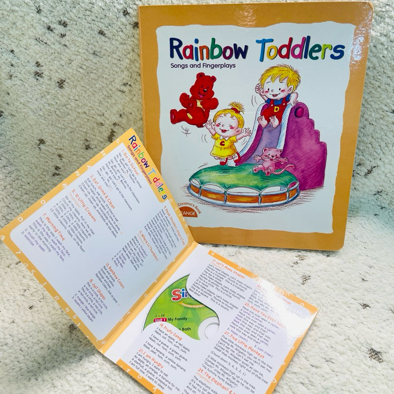 何嘉仁 Rainbow Toddlers song and finger plays 幼幼班教材 繪本 附cd