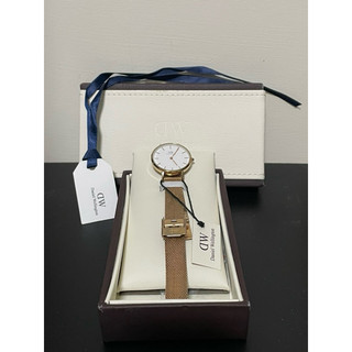 Daniel Wellington DW官網正品 手錶Petite 米蘭錶經典玫瑰金