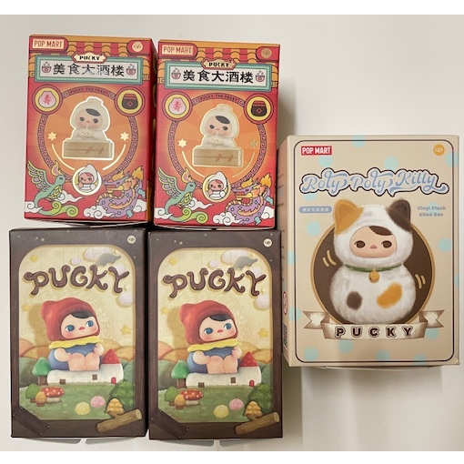 [現貨] POPMART 泡泡瑪特 PUCKY 畢奇 波奇出發 喵喵不倒翁 美食大酒樓 系列 盲盒 確認