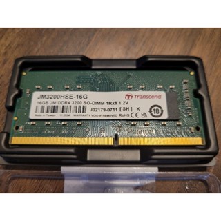 [拆機新品] (送免運蝦皮店到店)創見 Transcend 16G DDR4 3200