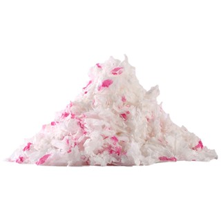 【臺灣現貨 快速出貨】倉鼠紙棉 倉鼠紙墊料 小寵棉紙 450g 白藍 白粉 白紫 小動物用品