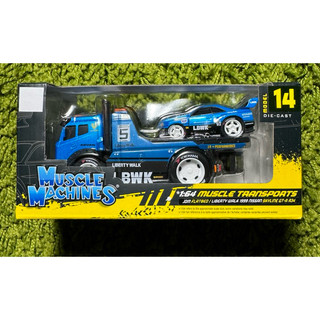美馳圖 MAISTO Q版肌肉小車 LBWK GTR-R34 運輸車