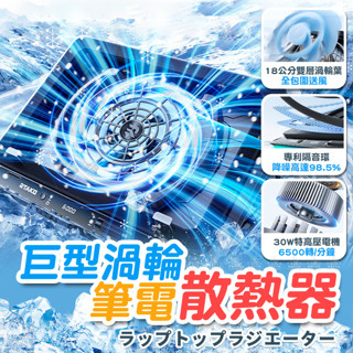 [愛瑞克的家]巨型渦輪筆電散熱器 筆電架 筆電支架 折疊式電腦架 散熱墊 散熱 電腦架 筆電散熱 筆電散熱架