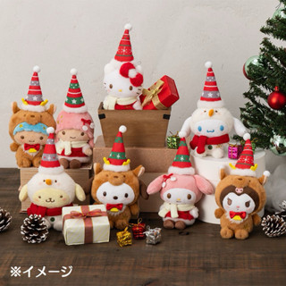 ［一隻羊🐑］絕版現貨❤️日本正版🇯🇵三麗鷗Sanrio冬季🎄美樂蒂Melody凱蒂貓Kitty酷洛米大耳狗玩偶吊飾✨
