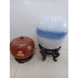東震五行開運聚寶盆 超厚聚寶盆茶葉甕米甕18*35*29