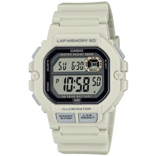 【CASIO】卡西歐 卡西歐十年電力運動電子錶-灰白 WS-1400H-8A 臺灣卡西歐保固一年