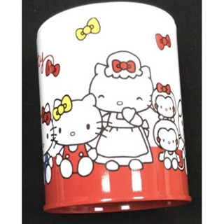 全新品 HELLO KITTY 凱蒂貓 圓形 存錢筒 馬口鐵 空鐵罐 撲滿 收藏 擺飾 置物盒 收納盒