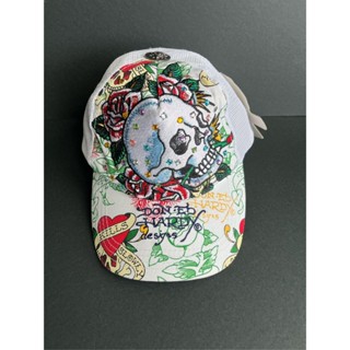 Ed Hardy 老帽 爪抓 大水鑽 骷髏頭 玫瑰 潮帽 卡車帽 白色 美國姐妹屋