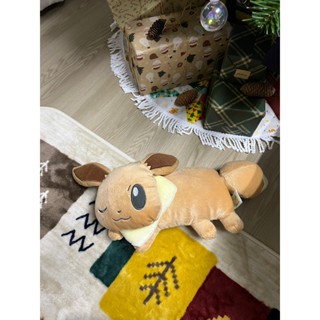 【現貨】 日本景品 正版 伊布 睡覺 娃娃 午睡枕 抱枕 交換禮物 可愛擺件