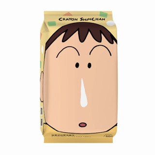*COIN BABY*全新蠟筆小新 拋棄式加厚洗臉巾-阿呆款 60片裝 Hello Kitty 拋棄式加厚棉巾