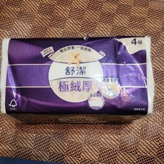 舒潔極絨厚四層抽取式衛生紙/90抽