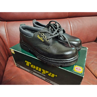 【全新】Tonya 東亞 牛皮安全鞋362 黑 23.5