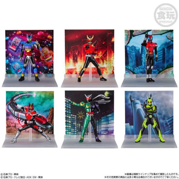 BANDAI 盒玩 MICRO STATUE COLLECTION 假面騎士系列微縮雕像收藏集 全8種 一中盒8入販售