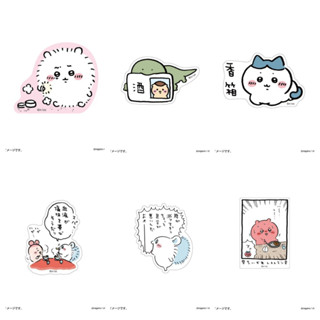 【現貨 正版】日本代購 吉伊卡哇 chiikawa ちいかわ 日本製 行李箱貼紙 手機貼紙 辣咖哩吉伊小八烏薩奇小桃