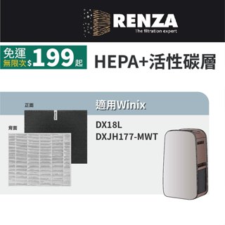 適用 韓國 Winix DX18L DXJH177-MWT 18公升清淨除濕機 HEPA+活性碳 濾網 濾芯 濾心