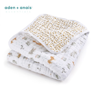 【Aden & Anais】經典四層紗厚毯/彩墨叢林