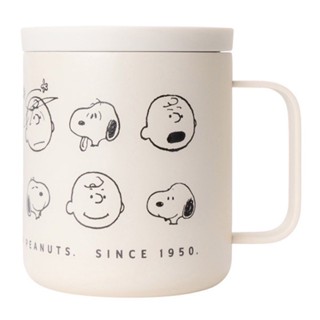 Kamio Snoopy 不鏽鋼附蓋馬克杯 400ml 史努比 豐富表情