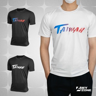 【A-MYZONE】男款 臺灣製 Team Taiwan 排汗上衣 運動上衣 短袖上衣｜抗菌除臭、高彈性、高透氣、速排汗