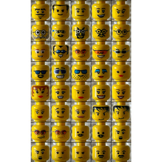 LEGO樂高 二手 絕版 人偶頭 各款 城市 冒險 城堡 太空
