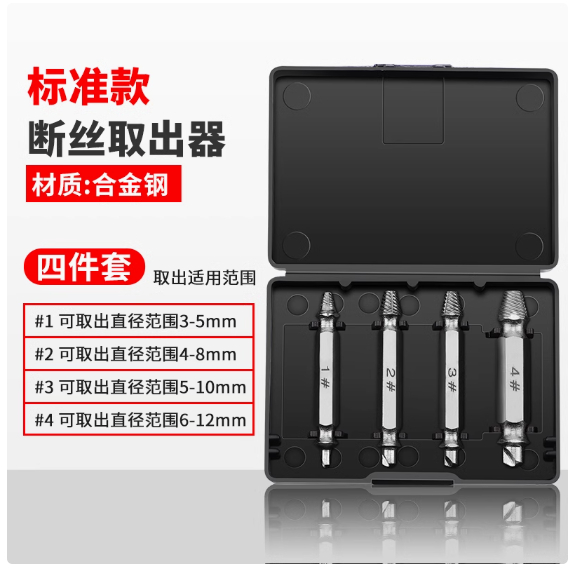 斷頭螺絲取出器神器取短頭螺絲工具取絲器反內六角滑絲牙拆除斷