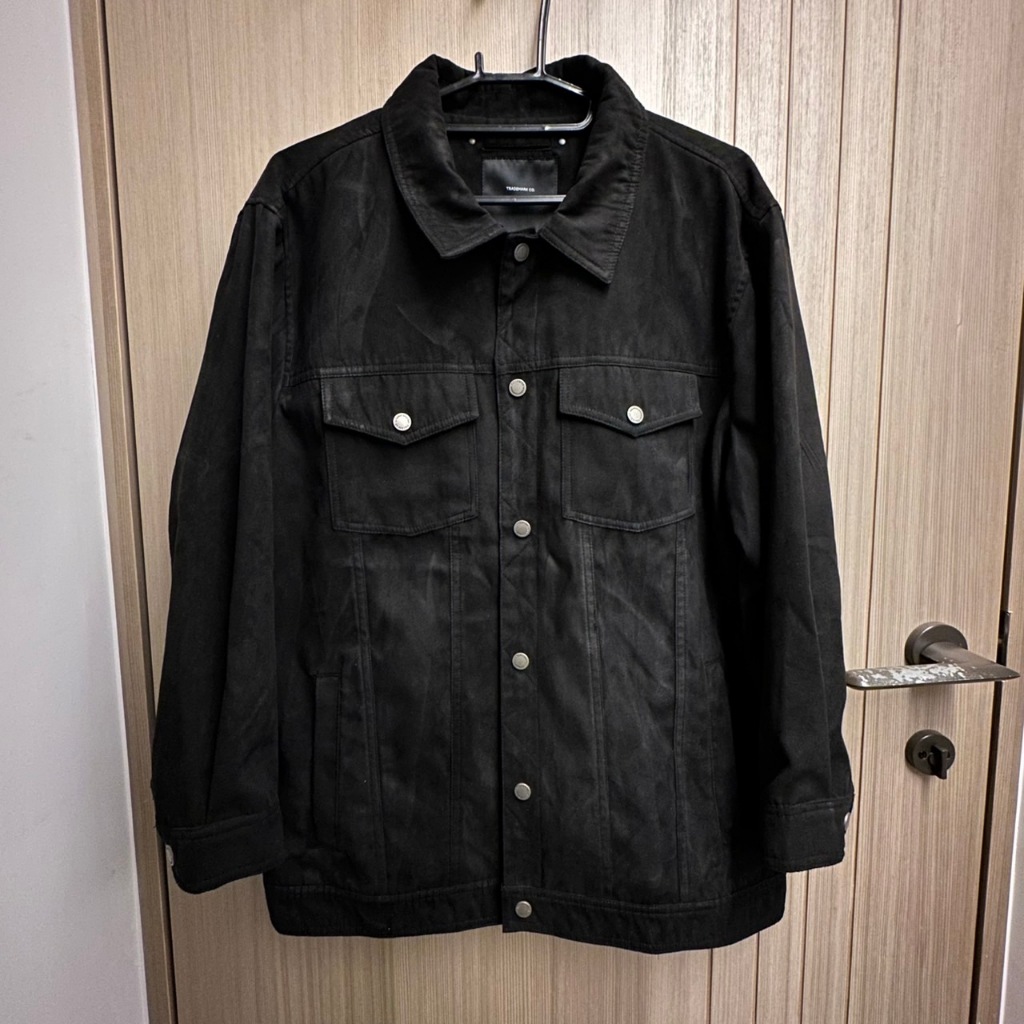 PULL&BEAR 類麂皮牛仔外套 9成新