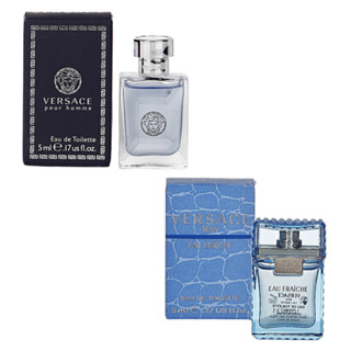 【VERSACE 凡賽斯】經典男性／雲淡風輕男性淡香水5ml｜質感男香 高階感 男用香水 D500129