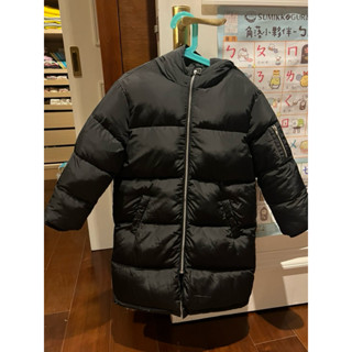 韓版長版兒童羽絨外套（黑色）9成新