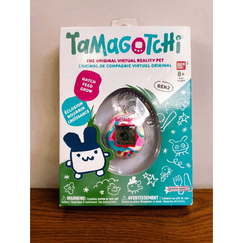 ［電子雞］［全新］Tamagotchi 塔麻可吉 他媽哥池 Gen2 復古電子雞 黑白版本 復刻。